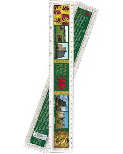 Welsh History Ruler - 30cm