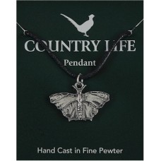 Country Life Butterfly Pendant - Pewter