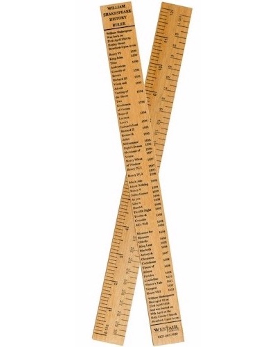 William Shakespeare Ruler - 30cm