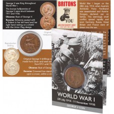 World War I Coin Pack - George V Halfpenny