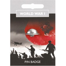 Tommy Helmet Pin Badge - Pewter