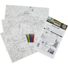 World War II Educational Colouring Posters