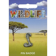 Snake Pin Badge - Pewter