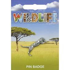 Tiger Pin Badge - Pewter